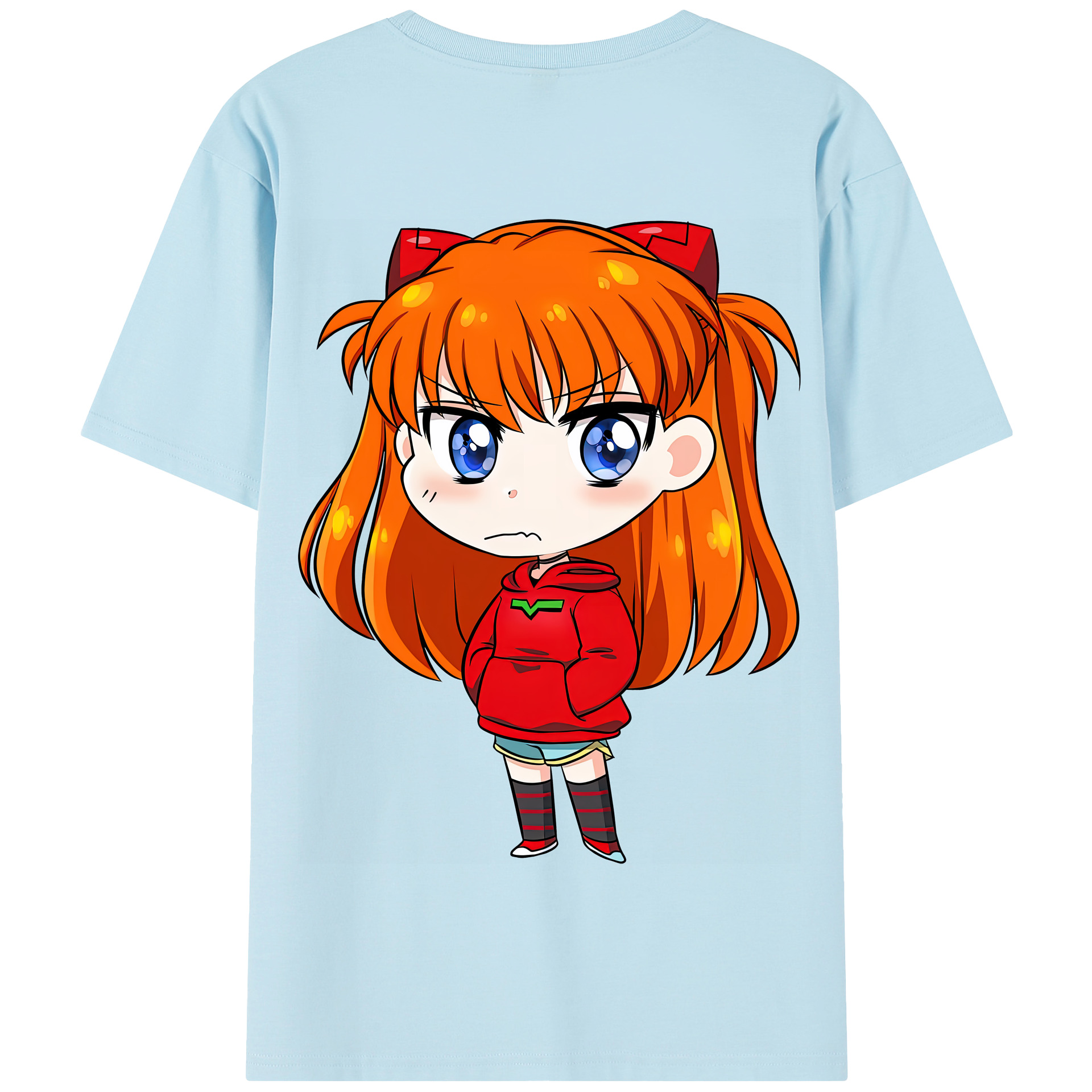 （画像用） EVA 新世紀エヴァンゲリオン 綿100％半袖Tシャツ（背面プリント）